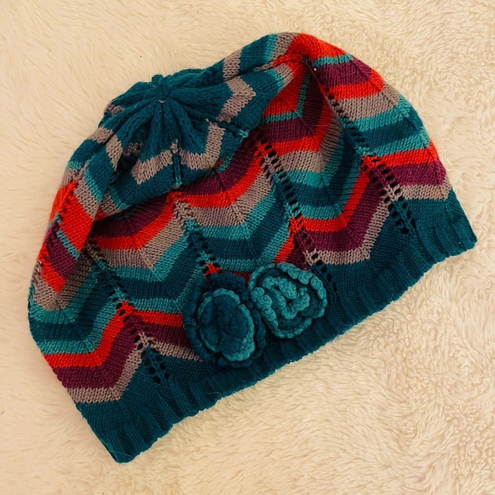 Children’s Beanie. Multi colors and fits one size.